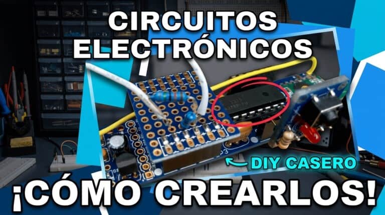 Circuito electrónico con componentes y conexiones para proyectos DIY.