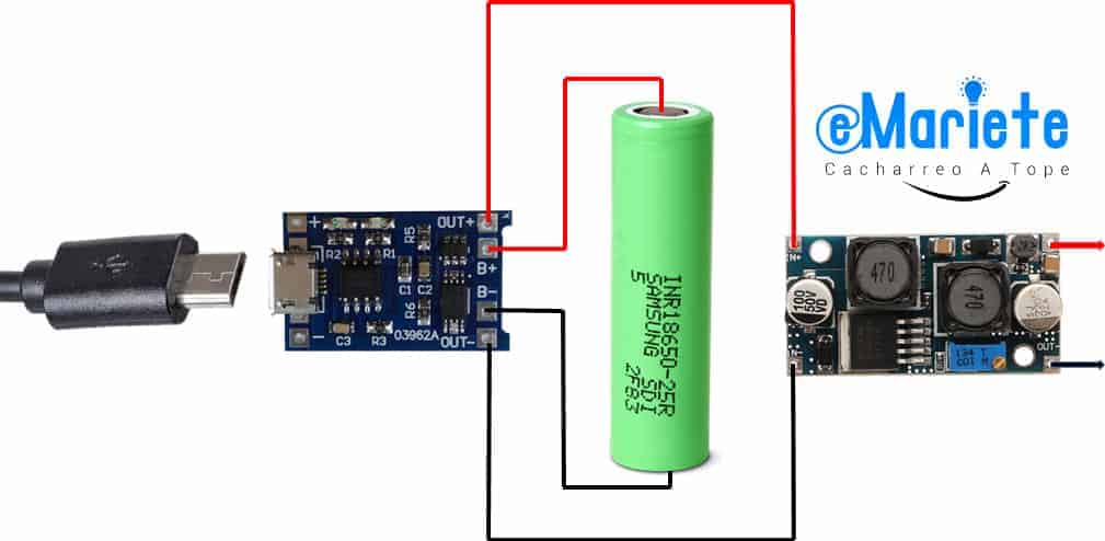 Añadir cargador de batería a ESP8266 y ESP32 (bien hecho) - eMariete