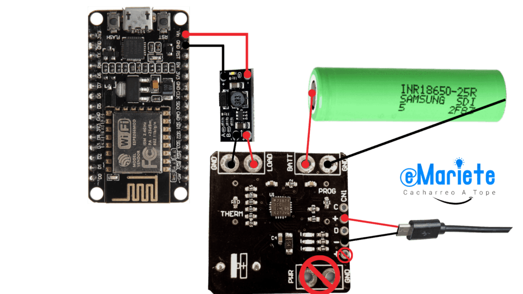 ESP32_Bat Battery Charging Breakout and Development Board with 400mAh LiPo  Cell